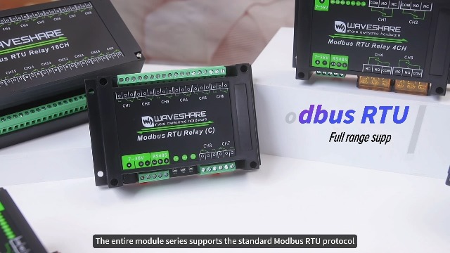 Industrial Modbus RTU RS485 8-ch 30A High Current Relay Module (E) With Digital Input - 7