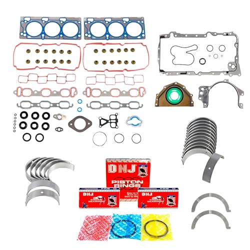 DNJ RRK1158 Engine Re-Ring Kit for 2007-2011 Chrysler, Dodge, Volkswagen Grand Caravan, Nitro, Pacifica 4.0L V6 24V SOHC 3952cc