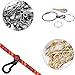 QIYUDUOLA Alloy Carabiner Clip Carabiners Set Spring Keyring Hook for Camping Traveling Hiking Keychains Outdoors