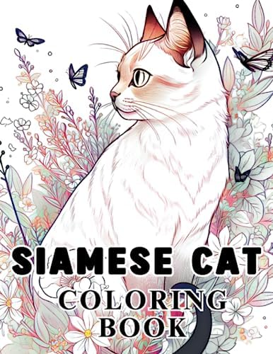 Siamese Cat Coloring Book