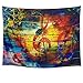 Music Decor Wall Tapestry Wall Hanging Music Note Tapestry Colorful Tapestry Psychedelic Bohemian Mandala Tapestry Indian Wall Art Wall Tapestry Bedroom Living Room Dorm Decor