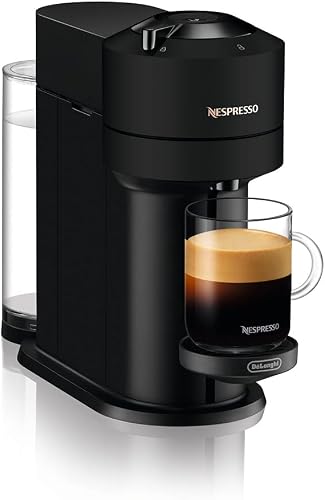 Nespresso De'Longhi Vertuo Next Coffee and Espresso Machine with WIFI and Bluetooth, Automatic Capsule Coffee Machine, One-Touch Preparation, ENV120.BM, Pack of 12 Capsules Matte Black - 2