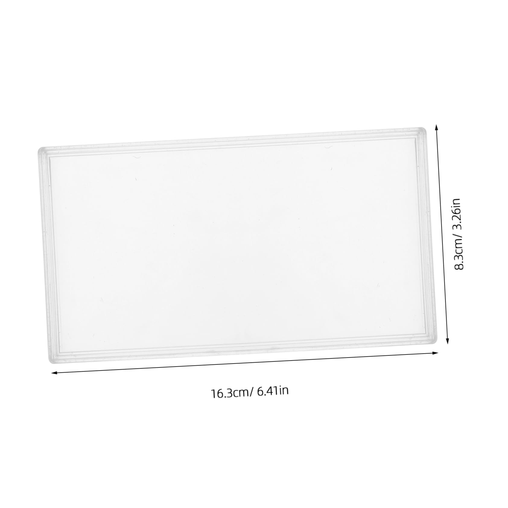 OSALADI 3 Sätze Banknotenbox Banknotenetui Inhaber Einer Banknotenwährung Schützend Währungsalbum Halter Sammeln Klein Veranstalter Kasse Plastik Transparent 8 Stücke * 3