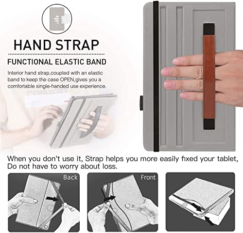 Ztotopcase For Samsung Galaxy Tab A7 10.4 Case 2020/2022, Premium Pu Leather Folding Stand Cover For Galaxy Tab A7 (Sm-T500/T505/T507 T503) With Pen Holder & Multiple Viewing Angles - Brown #TOP6