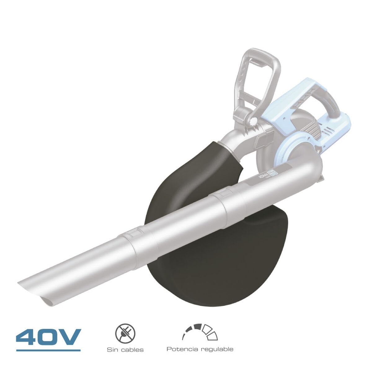 SOPLADOR - ASPIRADOR - TRITURADOR 40V (SIN BATERIAS Y CARGADOR) KOMA TOOLS EDM