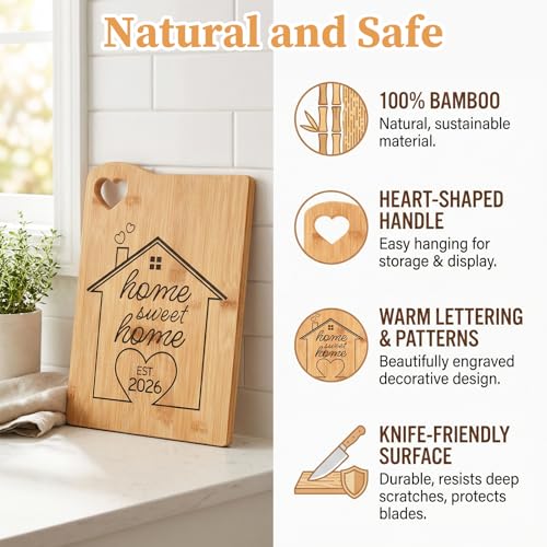 Tabla de cortar rectangular de bambú personalizada miniatura 3