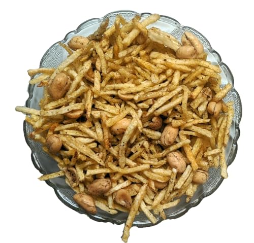 Image of Santushti Namkeen NAMKEEN FALHARI /FARIYALI POTATO MIXTURE | 200gms | BLACK PEPPER & NO SUGAR, Navratri Special Suitable For Fasting /Upwas /Vrat Occasions, made in Groundnut Oil