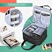 Luxja Fotodrucker Tasche Groß, Foto Drucker Tasche mit Griff, Photodrucker Reisetasche ist mit dem Canon SELPHY CP1500 / CP1300 / CP1200 Kompatibel, Schwarz
