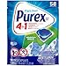 Purex 4-in-1 Laundry Detergent pacs, Mountain Breeze, 58 Count