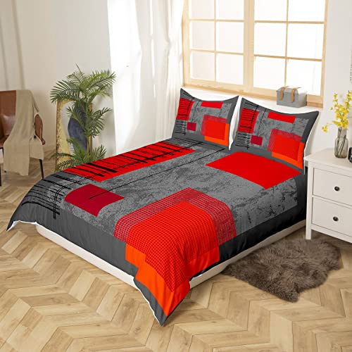 Sets de housse de couette modern art abstrait parure de lit 220x240 rectangle - 3
