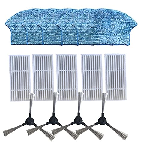 Torribala Brosse latérale + Filtre crépine for Midea VCR03 VCR01/VCR12 aspirateur pièces de Chiffons de Nettoyage Souhaitable (Color : 1set)