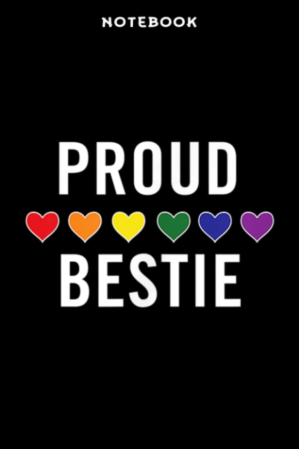 LGBTQ+ Pride Art Lined Journal & Budget Planner (Bestie/Best Friend Theme)