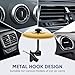 Z-stralink Car Cymbal 2pcs, Car Symbol Drum Air Vent, Mini Crash Cymbal Fun Vehicle Accessories Gifts for Music Lovers Mixed Color Set
