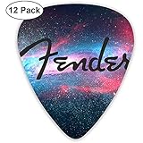 Se puede lavar a mano. Selecciones de guitarra Fashion Fender (paquete de 12) para guitarra eléctrica, guitarra acústica, mandolina