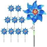 la girandole cassis livraison Quantité du paquet : Le paquet contient 10 moulins à vent réfléchissants, emballés individuellement pour une manipulation et un stockage faciles, et peut couvrir complètement la zone requise.