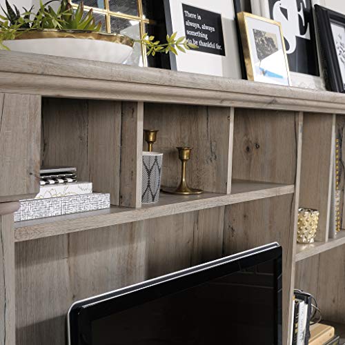 Sauder 424814 Palladia Computer Desk With Hutch, Split Oak Finish #TOP7
