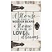P. Graham Dunn House is Made of Wooden Beams White 14 x 24 Inch Solid Pine Wood Barn Door Wall Plaque Sign