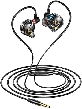 Type C Earphones, Wired with Microphone, Earphones, In-Ear Type, Bass, Call Compatible, Earphones, Telework Home Work, PC, 0.1 inch 3.5 mm Microphone, Hi-Fi Earphones, Headset, Vedio Streaming