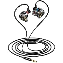 Type C Earphones, Wired with Microphone, Earphones, In-Ear Type, Bass, Call Compatible, Earphones, Telework Home Work, PC, 0.1 inch 3.5 mm Microphone, Hi-Fi Earphones, Headset, Vedio Streaming