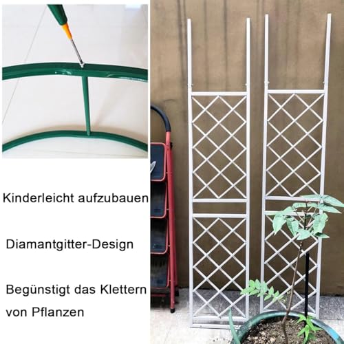 Arche de jardin modulable 140 à 370 cm facile à assembler