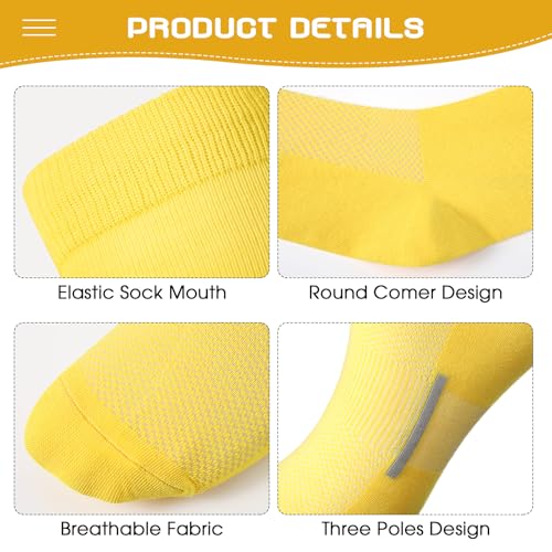 Image of Haysandy 3 Pairs Baseball Socks Bulk Softball Youth