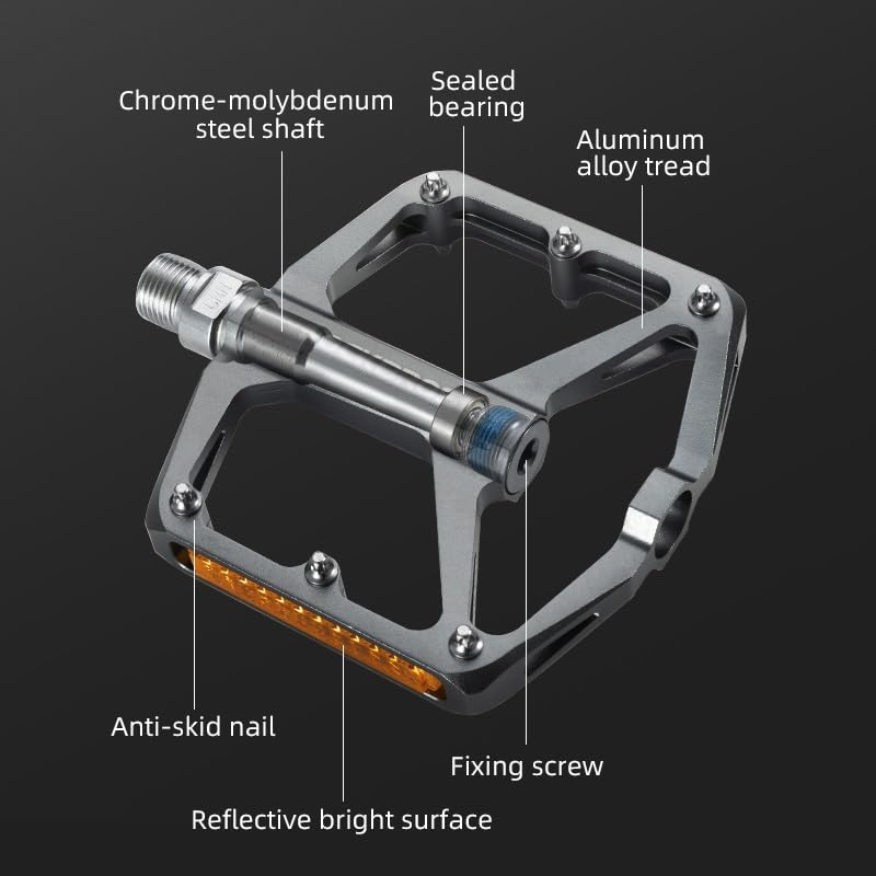 Pedali Mtb Pedali for bicicletta in lega di alluminio ultraleggeri antiscivolo impermeabili for MTB for Accessori for
