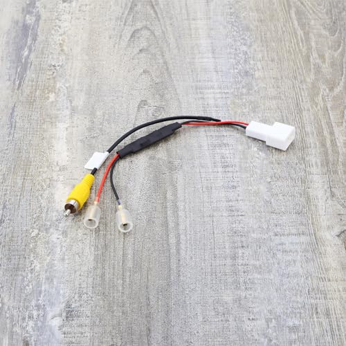 Image of SING F LTD 2Pcs 4Pin Car Reverse Camera Retention Wiring Harness Connector Rear Reversing Camera Adaptor Compatible with Toyota, 23cm