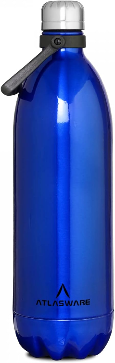 Stainless Steel Vacuum Bottle, 2000 Ml - Blue