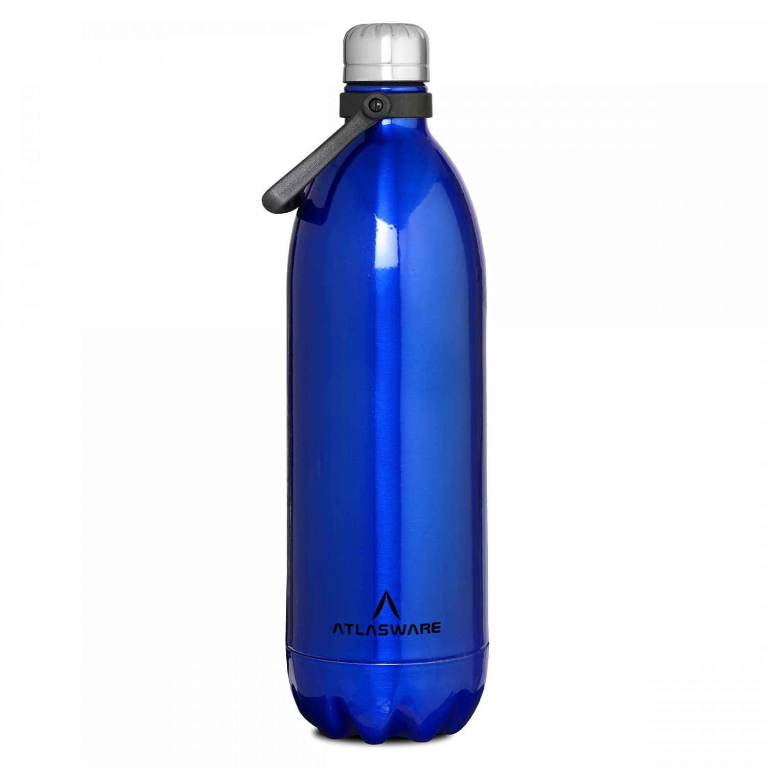AtlaswareStainless Steel Vacuum Bottle, 2000 Ml - Blue