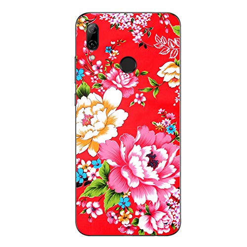 Coque Huawei P SMART 2019 Gel TPU Souple Transparente Anti Choc Fleurs - vue 2