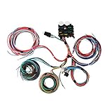 Partol 12 Circuit Wiring Harness Kit Automotive Hot Rod Universal Long Wires Wiring Harness Muscle C