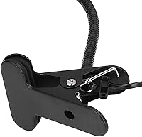 Vista 8 de Walfront Soporte de lámpara de escritorio E27 E26 Clip de 360 ° Flexible de cuello de cisne Clip de abrazadera Soporte de bombilla de luz de lectura