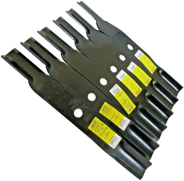 JD5003 Six Heavy Duty XHT Blades Fits John Deere Mower 54 Inch Dec
