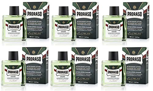 6 lociones para después del afeitado Prorado, 100 ml, colonia de agua Colonia