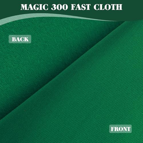 Boshen Worsted Blend Billiard Cloth Pool Table Felt Fast Speed for 7' 8' 9' Pool Table Pre Cut Bed & Rails - Thumbnail 5