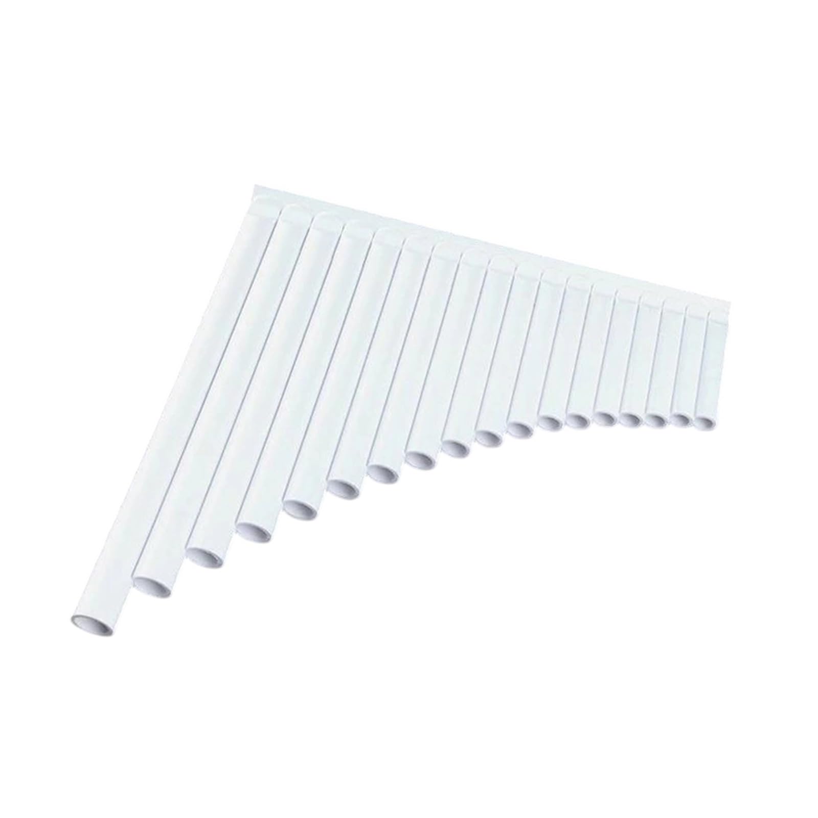 Tradycyjny Instrument Bambusowy Flet Pana Tonacja C 18 Piszczałek(White)