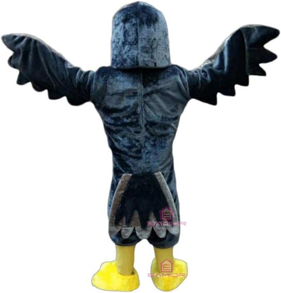 Deluxe Hawk Falcon Mascot Costume with Brown Belly Adult Size for Men & Women with Built-in Fan Inside the Head