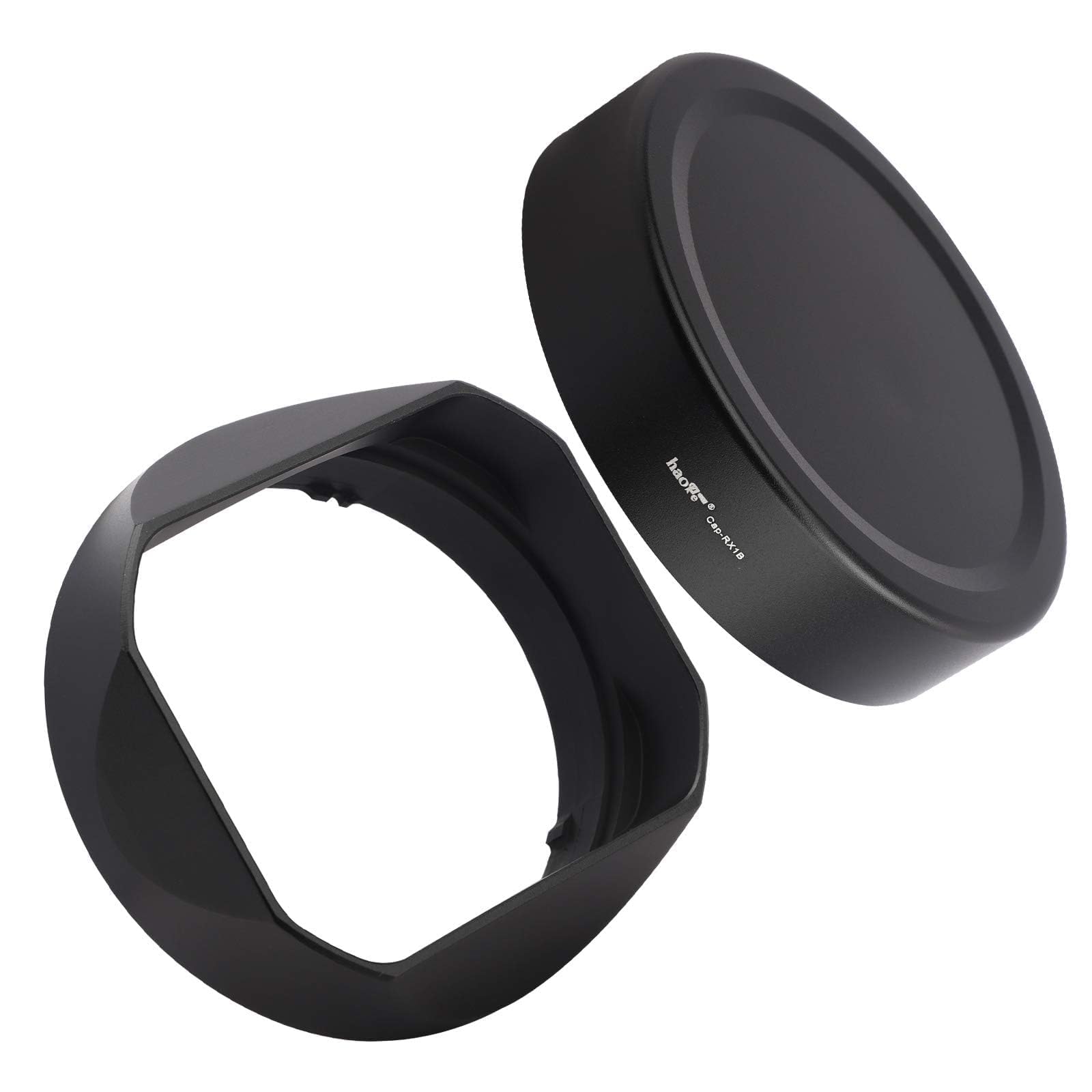 Haoge LH-RX1B Paraluce quadrato in metallo a baionetta per Sony FE 35 mm F2.8 ZA Carl Zeiss Sonnar T* FE 55 mm F1.8 ZA FE 24 mm F1.8 ZA E Mount Lens