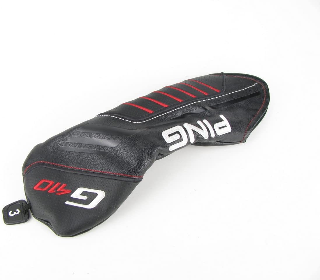 G410 3 Wood Fairway Headcover Black and Red with Tag