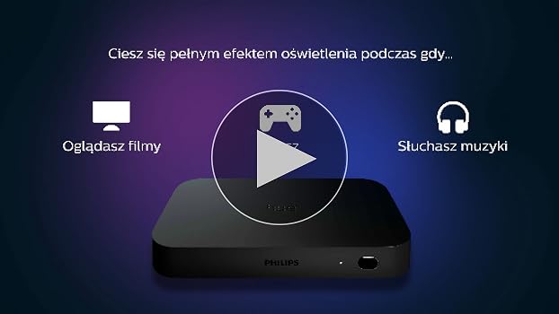 Philips Hue Play HDMI Sync Box, synchronizacja światła z TV