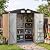 Breezestival 6x4FT Outdoor Storage Shed with Floor Brown