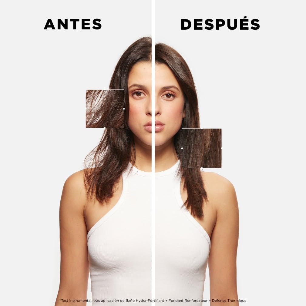 Kérastase Genesis, Rutina Anticaída y Fortificante con Champú Bain Hydra-Fortifiant 250 ml y Sérum Anti-Chute Fortifiant 90 ml, Para Pelo Fino o Frágil, Normal o Mixto