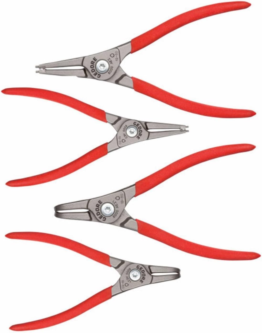 Gedore S 8000 AE Snap Ring Pliers Set of 4 (External)