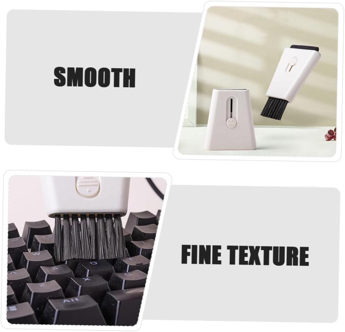 Didiseaon 2-in-1 Multi-Function Window Track Cleaning Brush Keyboard Cleaner Track Cleaning Tools for Desk