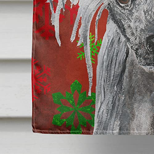 Drapeau Chien chinois à crête grand format anti-décoloration pour façade de Noël - 5