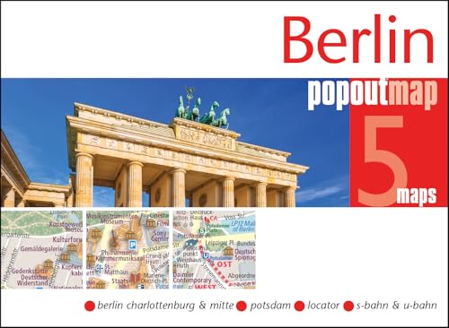 Berlin PopOut Map: Pocket sized, pop up map of Berlin city centre