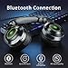 immagine 2PHOINIKAS Cuffie Gaming PS4, Cuffie da Gioco con Microfono per Xbox One, PC, Nintendo Switch, Cuffie Wireless Bluetooth con surround 7.1 per bassi, Ruotabile Ear Cups, Luce LED - Verde