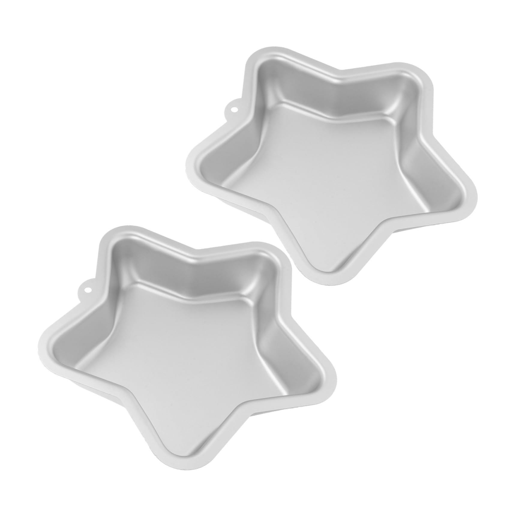 LABRIMP 2 Piezas Molde para Hornear Forma de Molde de Pastel Cinco Puntas de Aleación de Aluminio para Pasteles Pan Cheesecake para Cocina Doméstica y Repostería Festiva