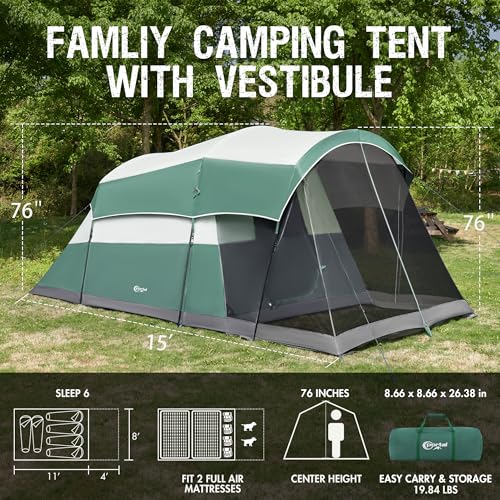 Portal 6-Person Tent with Screen Room