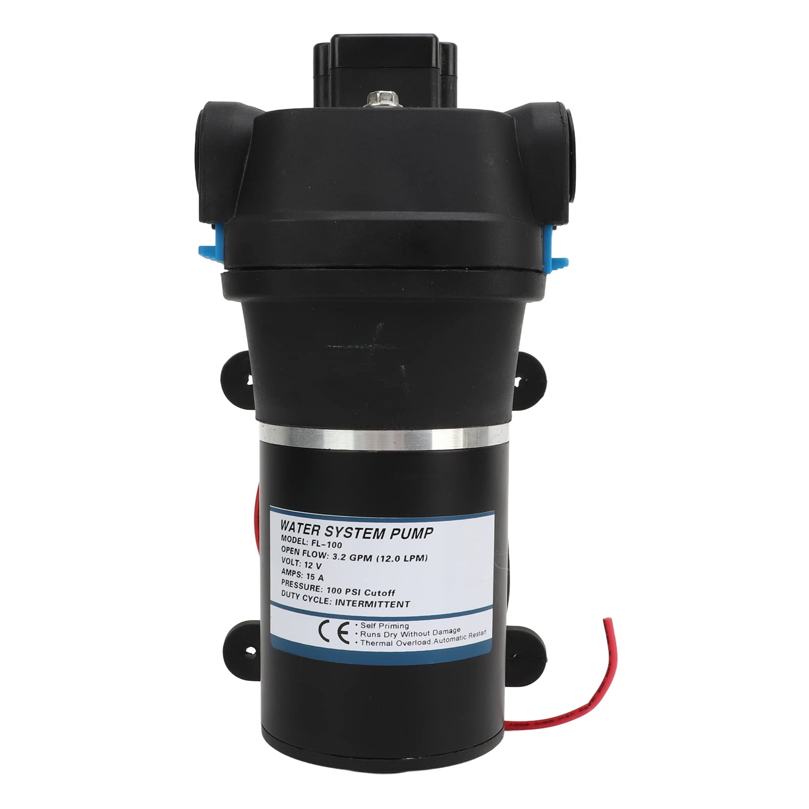 Diaphragm Water Pump DC12V 100psi 3.2GPM Water Pump Electric Micro Booster Positive Displacement Pump Water Transfer Pump